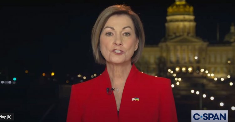 ‘Too Little, Too Late’: Gov. Kim Reynolds Responds to Biden’s State of the Union Address