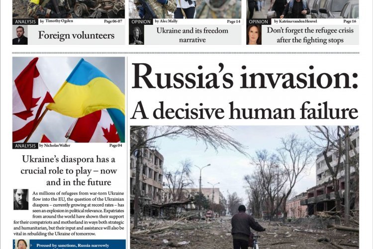 Issue 1429: Russia’s invasion: A decisive human failure (Digital Edition)