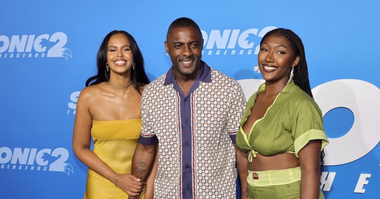 Idris Elba Turned the "Sonic the Hedgehog 2" Premiere Into a Family Affair