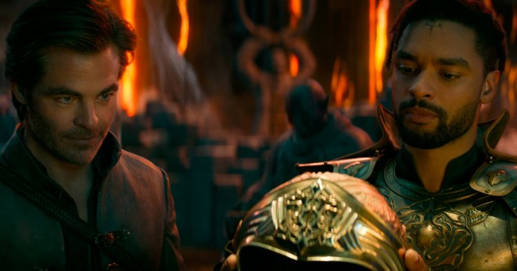 Chris Pine and Regé-Jean Page Role Play as Thieves in the "Dungeons & Dragons" Trailer